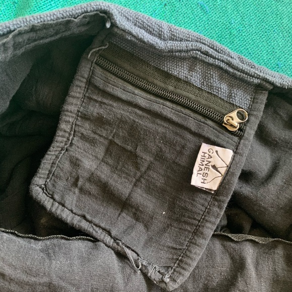 Ganesh Himal Fair Trade Messenger Bag Navy - Picture 6 of 8